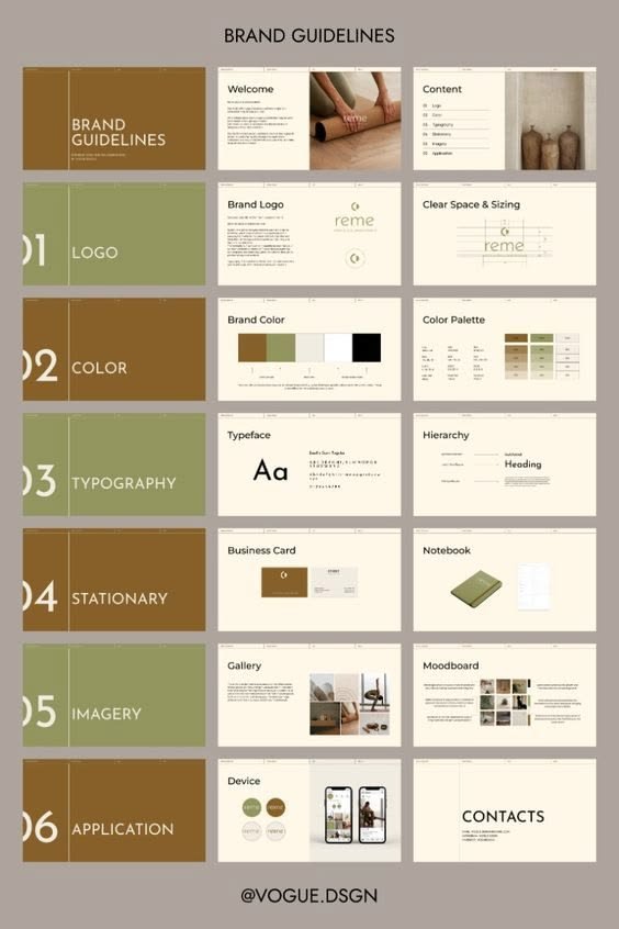 Brand Identity & Guidelines - Brand Guide sample 1